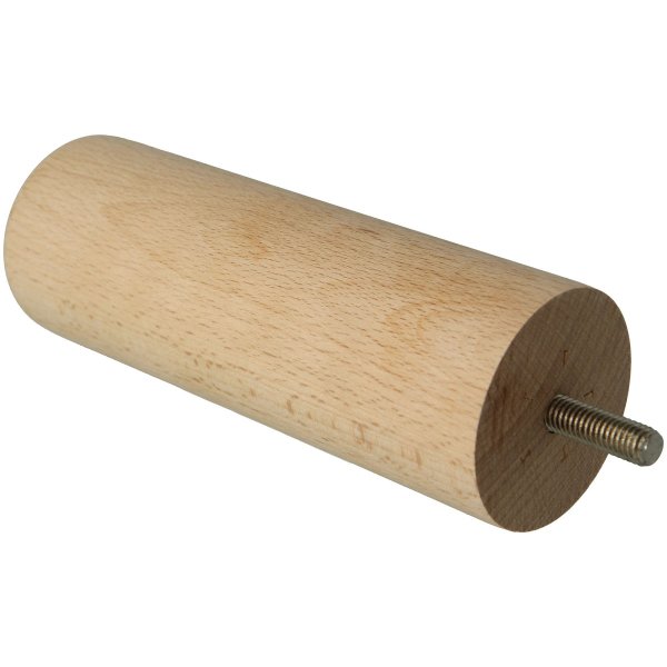 50mm Durchmesser Holzfuß Möbelfuß Echtholz Tischstempel Möbelstütze Holzstempel 150mm