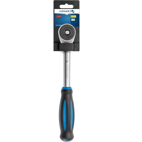 Ratschenschlüssel 1/4 Zoll Drehgriff-Ratsche Re.-Linkslauf Umschaltknarre HT1R374