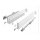 Stahl Schubladen-Set Weiß Schubkastensystem Soft Close Unterflurführungen Vollauszug 300mm 120mm