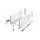 Stahl Schubladen-Set Weiß Schubkastensystem Soft Close Unterflurführungen Vollauszug 300mm 200mm