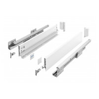 Stahl Schubladen-Set Weiß Schubkastensystem Soft...