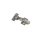 Hydraulikscharnier Ø 35mm Topfband Topfscharnier geräuschlos Soft Close Clip-On Möbelscharnier vernickelt Eckanschlag
