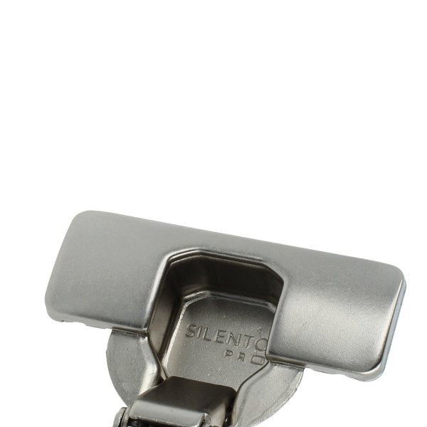 Hydraulikscharnier Ø 35mm Topfband Topfscharnier geräuschlos Soft Close Clip-On Möbelscharnier vernickelt Mittelanschlag
