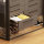 Glaszargen Schubladensystem Schubladen-Set Anthrazit Soft Close Schubladenauszug Vollauszug 550mm 168mm