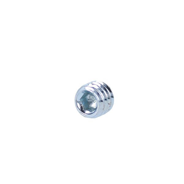 Fixierschraube Befestigungsschraube Türgriff Madenschraube verzinkt mit Spitze M6x6mm 5 Stück