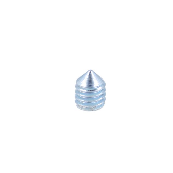 Fixierschraube Befestigungsschraube Türgriff Madenschraube verzinkt mit Spitze M6x7mm 5 Stück