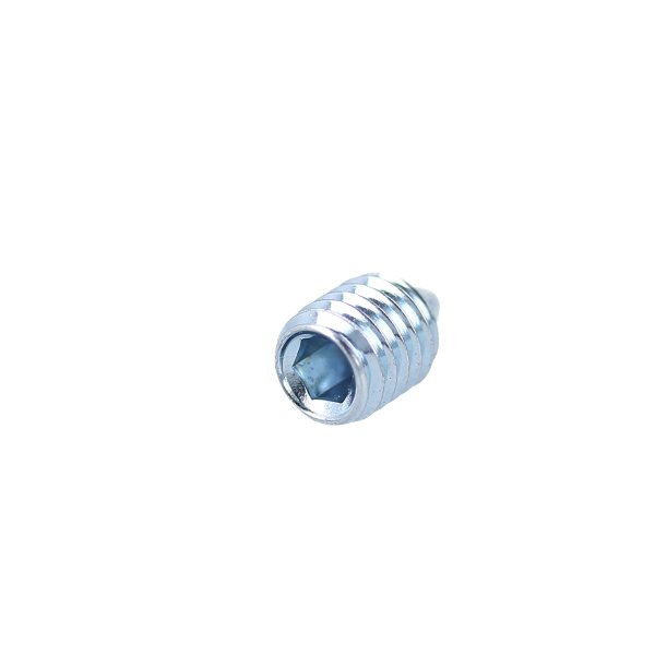 Fixierschraube Befestigungsschraube Türgriff Madenschraube M6 verzinkt mit Spitze M6x9mm