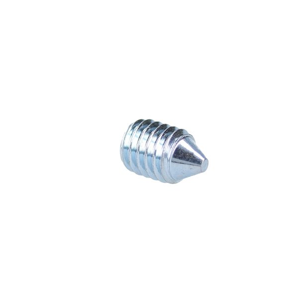 Fixierschraube Befestigungsschraube Türgriff Madenschraube verzinkt mit Spitze M6x9mm 5 Stück