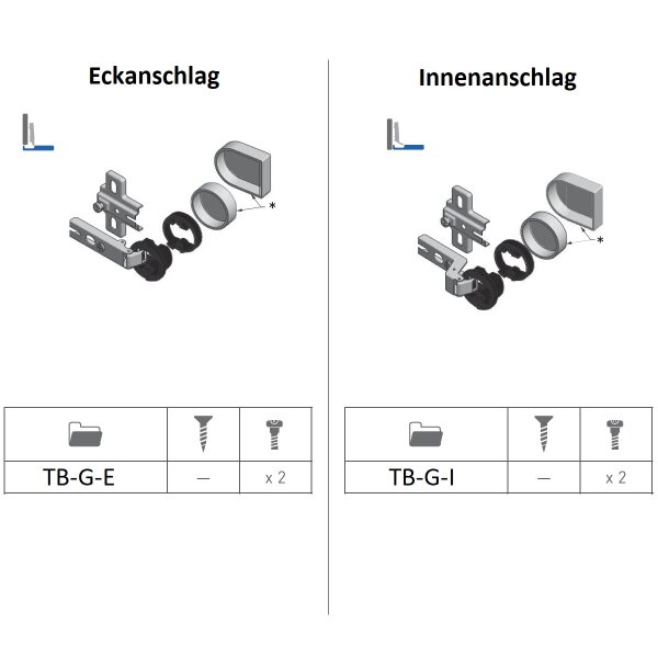 Vitrinenscharnier Ø 26mm Glastürscharnier Topfband Set Chrom glänzend Schrankscharnier Innenanschlag Oval