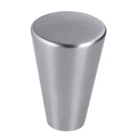 Möbelknopf Schubladenknopf Edelstahl konischer...
