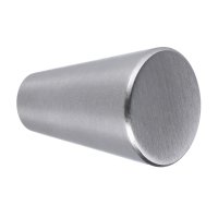 Möbelknopf Schubladenknopf Edelstahl konischer...
