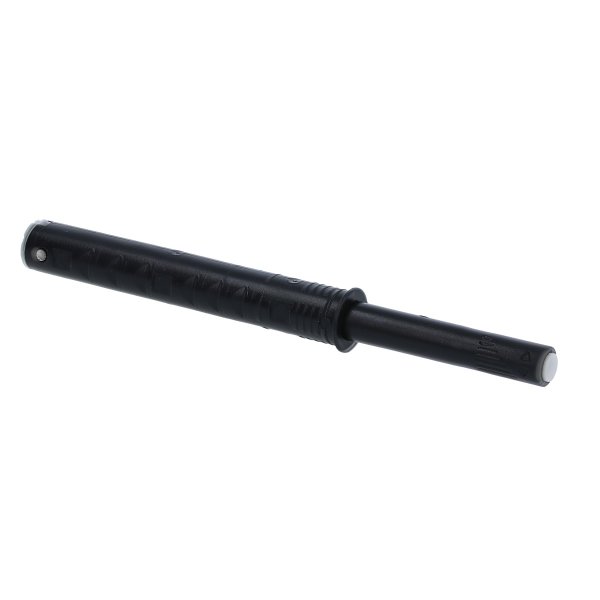 Einbohr-Druckschnäpper Tip On Drucktüröffner Türdämpfer Möbelschnäpper Schwarz lang Gummispitze
