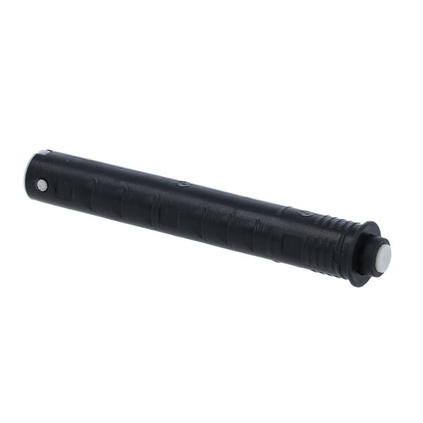Einbohr-Druckschnäpper Tip On Drucktüröffner Türdämpfer Möbelschnäpper Schwarz lang Gummispitze