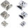 WC Toilette Schloss Türriegel Barrel Bolt Türschloss drehbar Edelstahl und Chrom