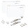 Soft Close Klappenbeschlag 1 Set Klappenlift Frontliftbeschlag Slow Motion Hochklappenbeschlag Weiß 1100-2250