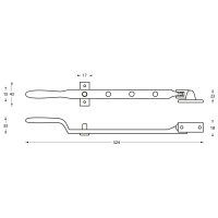 Intersteel Fensterfeststeller mit Stellstift Chrom