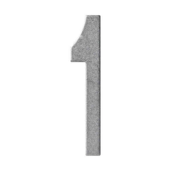 Intersteel Hausnummer 1 150mm edelstahl vibriert