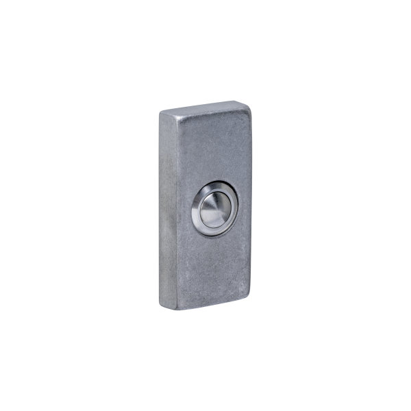Intersteel Klingel rechteckig 65x30x10mm verdeckt edelstahl vibriert
