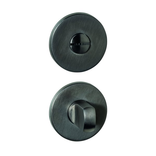 Intersteel Bad/WC Rosetten verdeckt ø52x6mm mit Stift 6-8mm PVD anthrazit