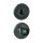 Intersteel Bad/WC Rosetten verdeckt ø52x6mm mit Stift 6-8mm PVD anthrazit