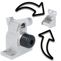 Türfeststeller Gegenstück Edelstahl rostfrei...