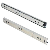 Set Schubladenschienen 27mm Höhe Teleskopauszug...