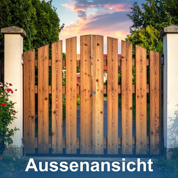 Kastenriegelschloss aus verzinktem Stahl – Aufschraubschloss zweitourig, robust & wetterfest PZ