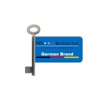 Buntbart Zusatzschlüssel für MS Beschläge...