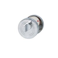 Badezimmer Rosettenpaar Chrom glänzend rund 52mm -...