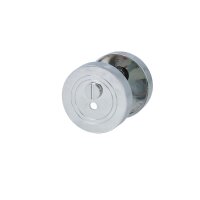 Badezimmer Rosettenpaar Chrom glänzend rund 52mm -...
