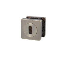 Brünierte Türrosetten BB eckig 52x52mm - Metall...