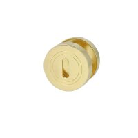 Buntbart Rosettenpaar Messing Optik Ø 52mm -...