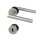Edelstahl Rosettengarnitur matt gebürstet - BB-PZ-WC Türdrücker für Innentüren - Türbeschlag
