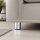 Möbelfuß 80mm Chrom glänzend - Aluminium Möbelbein Ø 60mm mit M8 Stockschraube - Möbelstempel