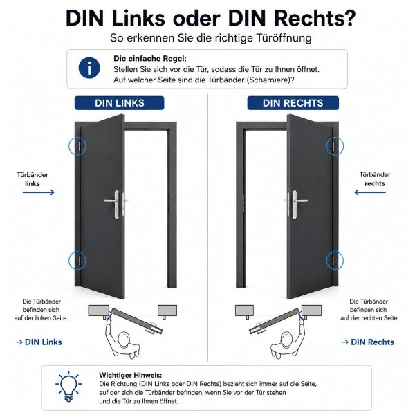 Sicherheitsbeschlag 8/72 Edelstahl mit Kernziehschutz - Kombi-Schutzbeschlag Wohnungseingangstür