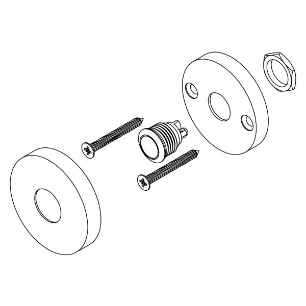 Intersteel Türklingel Rund Schwarz