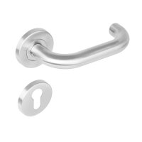 Intersteel Türdrücker Rund auf Rosette...