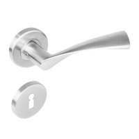 Intersteel Türdrücker Vlinder auf Rosette...