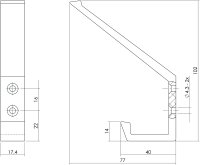 Intersteel Garderobenhaken Aluminium