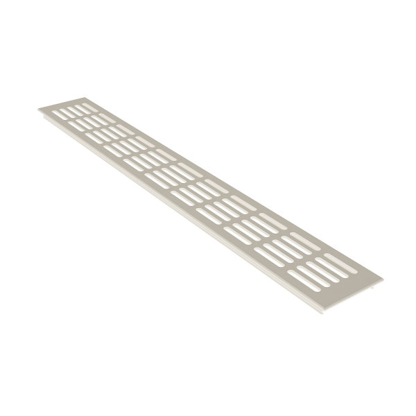 Türgitter Weiß RAL9010 80mm x 600mm Lüftungsgitter Stegblech Ab- Zuluft