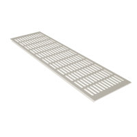 Lüftungsblech Weiß RAL9010 Aluminum...