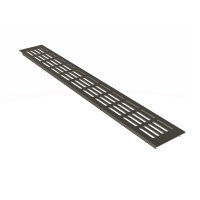 Aluminium Lüftungsgitter 80mm x 200mm Stegblech in...