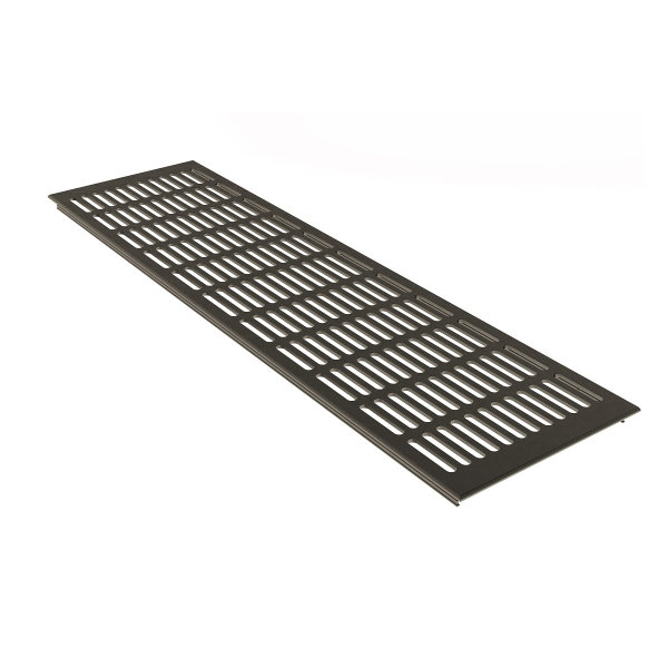 Aluminium Lüftungsgitter 150mm x 200mm Stegblech braun eloxiert