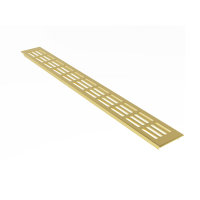 Gold eloxiertes Lüftungsgitter 60mm x 200mm...