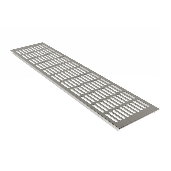 Lüftungsgitter Aluminium Stegblech 130mm x 200mm Lochblech Edelstahl eloxiert