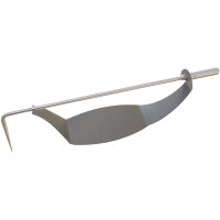 Kaminbesteck Ofengarnitur Schürhaken aus Edelstahl...