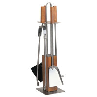 Kaminbesteck Kaminzubehör – Edelstahl mit...