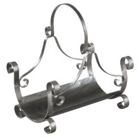 Holzkorb Kamingarnitur Kaminzubehör Schmiedeeisen...