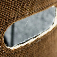 Jute- Filzkorb, Holzkorb Holztrage Korb natur mit...