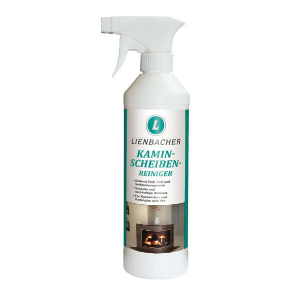 Kaminscheibenreiniger flüssig, 500 ml Ofenscheibenreiniger kraftvoll